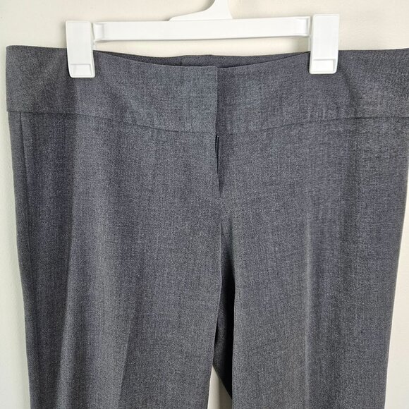 Kenneth Cole Women's Gray Dress Pants Size 12 Work Career Elegant Chic Mid Rise - Picture 3 of 7